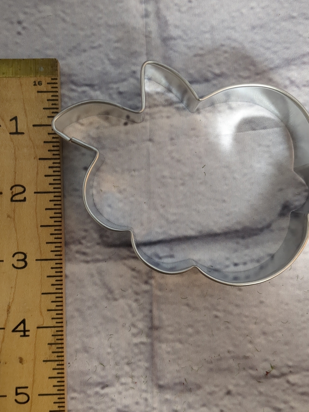 Metal Pumpkin Cookie Cutter - Silver